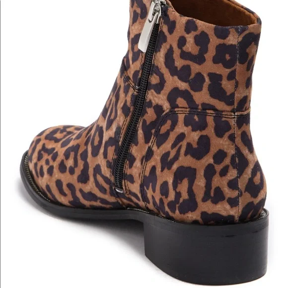 Franco Sarto Leopard Print Boots - Picture 3 of 11